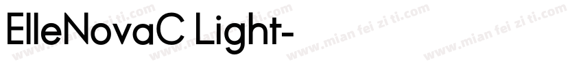 ElleNovaC Light字体转换